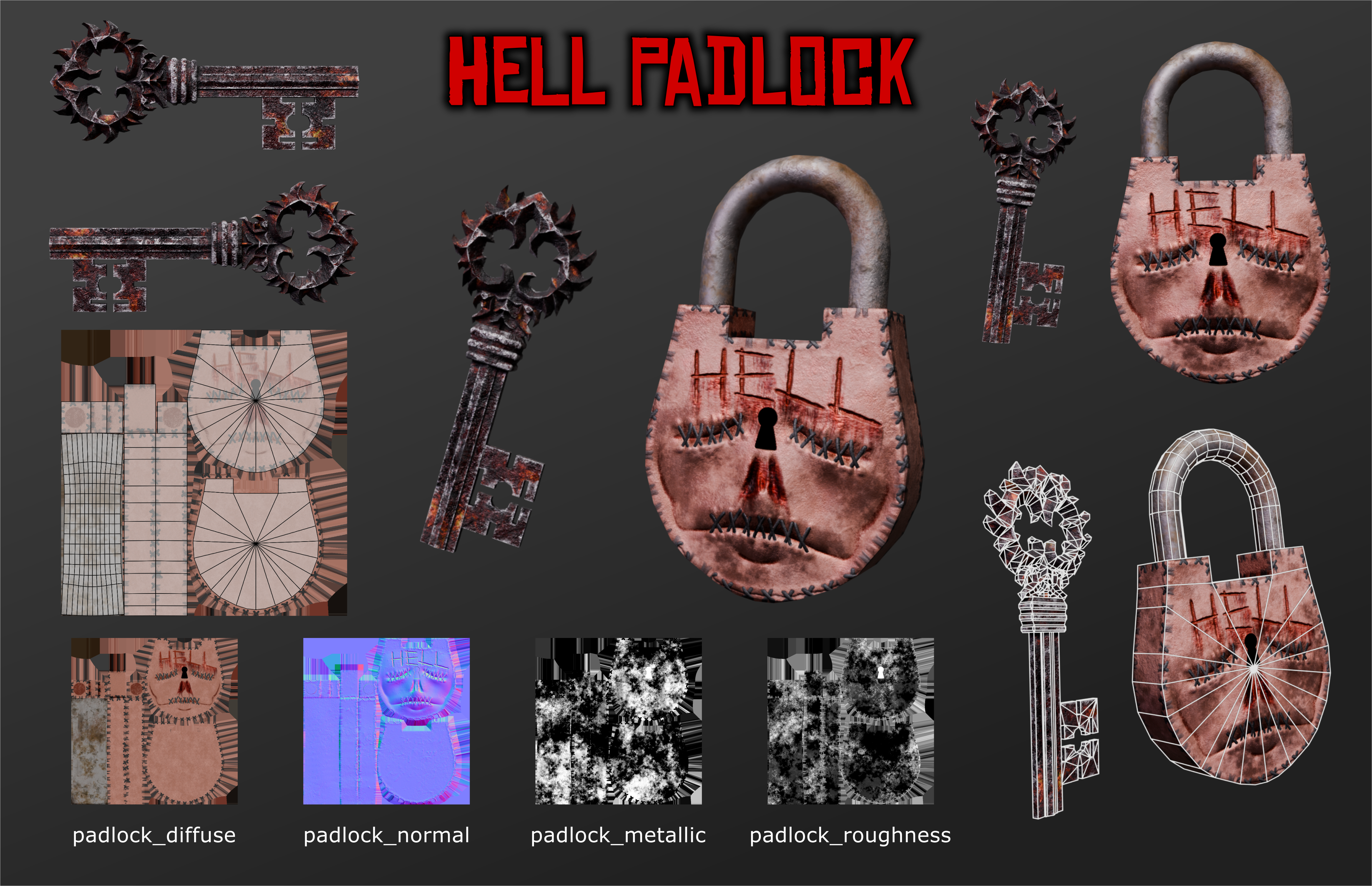 hell padlock layout